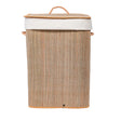 Square Mendong Collapsible Waterproof Laundry Hamper with Lid and Handles for Organizer, Clothes, Toy Durable Folder Washing Bin for Easy Carrying - LEHADAR