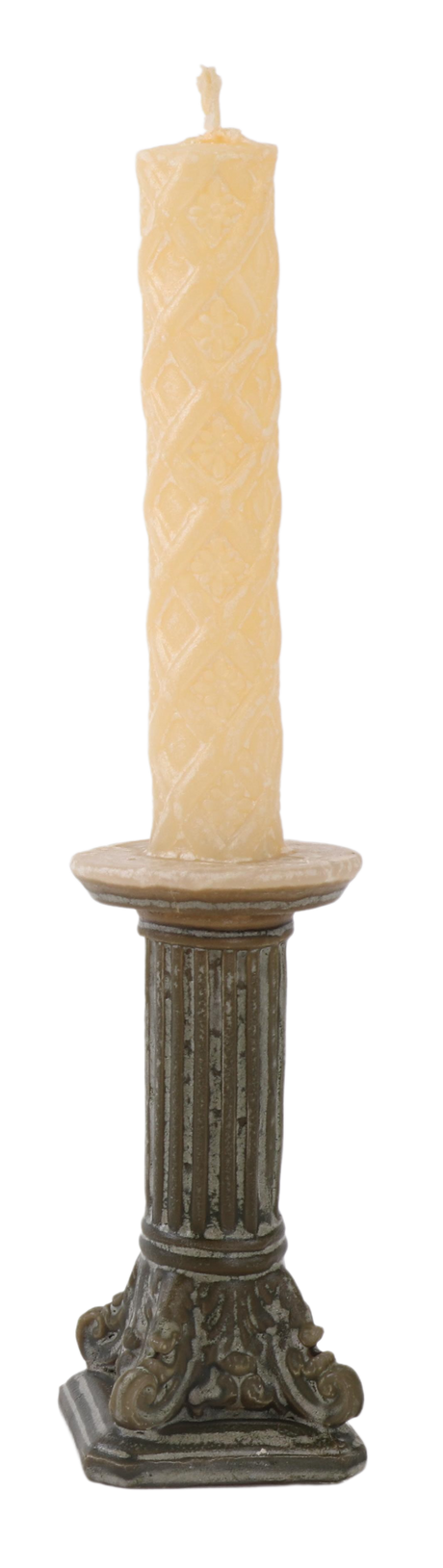 Decorative Havdalah Candle Amudei Shlomo 2.5x2.5 x 11" h - LEHADAR