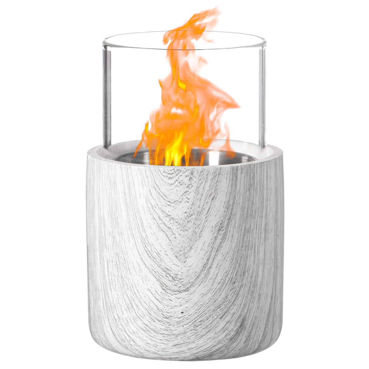 Portable Indoor Outdoor Table Top Mini Fire Pit Bowl | Smokeless Compact and Lightweight Heat Kit, Mini Personal Table Top Fire Pit Bowl Pot Fireplace - LEHADAR