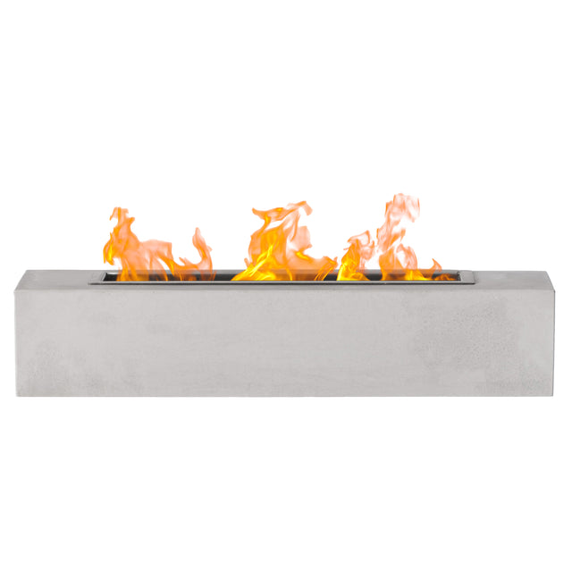 Portable Tabletop Fireplace Fire Pit | Rubbing Alcohol Fireplace Indoor Outdoor Fire Concrete Pot - LEHADAR