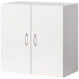 Wall Mount Bathroom Wood Cabinet with Adjustable Shelf and Double Doors | Medicine Organizer Storage Furniture for Bathrooms, Kitchens, and Laundry Room (White) - LEHADAR