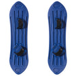 Kids Plastic Outdoor Snowboard Ice Sled, Single-Person, Kids over 5 Years, Blue Set of 2 - LEHADAR