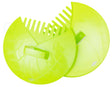 Pair of Leaf Scoops, Hand Rakes for Lawn and Garden Cleanup, Green - LEHADAR