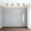 Sleek and Contemporary Aluminum Round LED Ceiling Spotlight - Adjustable Downlight with 15 Watt Cool White 4000K - Energy-Efficient Ceiling-Mounted Spot Lighting Long-Lasting Decorative and Modern - for Home, Office, and Commercial Spaces, White Set of 4 - LEHADAR