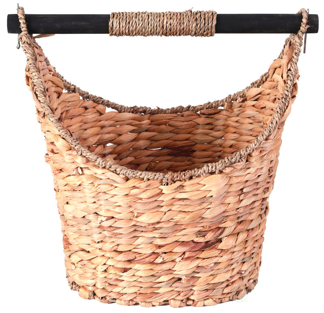 Rustic Toilet Paper Holder - Magazine Basket - LEHADAR