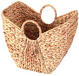 Large Wicker Laundry Basket with Round Handles - LEHADAR