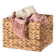 Natural Decorative Woven Water Hyacinth Storage Basket for The Playroom, Bedroom, and Living Room - LEHADAR