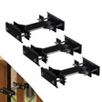 Outdoor Metal Patio Umbrella Clamp for Fence Post, Railing, Bleachers, or Benches - Strong and Durable, Keeps Secure in Any Weather, Strong Winds or Rainy Conditions, 3 ‰ÛÒ Pack - LEHADAR