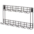 Wall Mount Garden Tool Storage Rack Hook On Garage, Garden and Yard, Black - LEHADAR