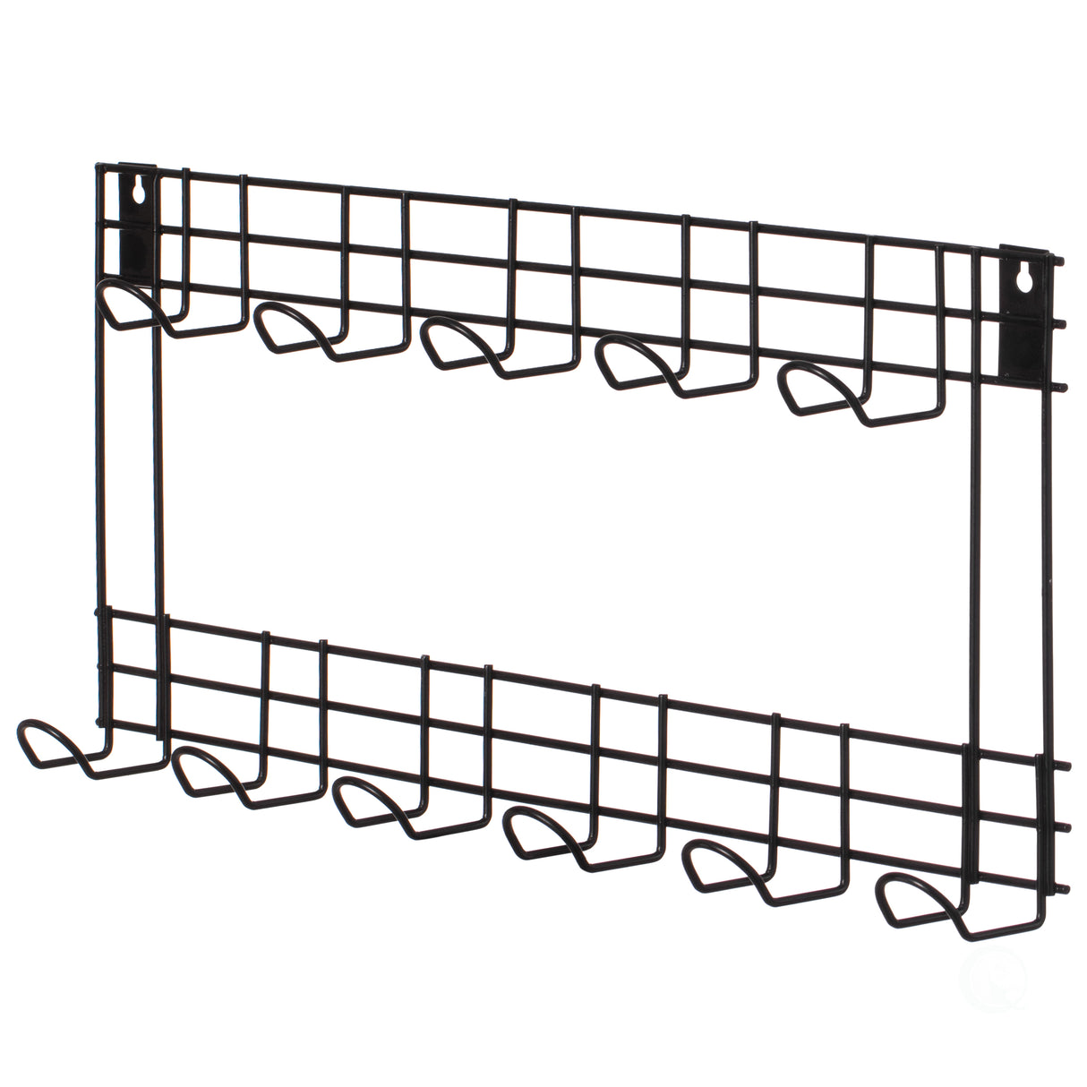 Wall Mount Garden Tool Storage Rack Hook On Garage, Garden and Yard, Black - LEHADAR