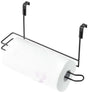 Over The Cabinet Paper Towel Holder, Black - LEHADAR