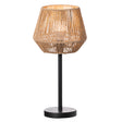 Creative Paper Rope Lamp with Plug in Cord On/Off Switch for Bedroom, Living, Playroom and Entryway, Natural - LEHADAR