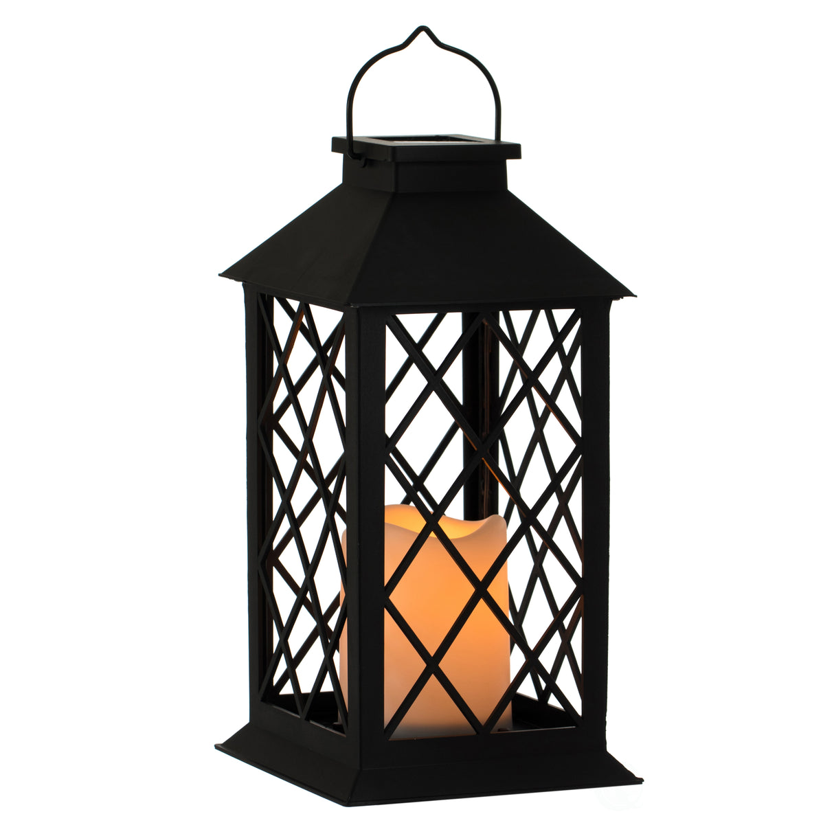 Decorative Garden Patio Hanging LED Candle Lantern for Outdoors Table, Lawn and Deck - LEHADAR