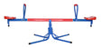 Outdoor Red and Blue Metal Rotating Seesaw - LEHADAR