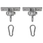 Heavy Duty Permanent Swing Hanger Brackets Set for Indoor and Outdoor Use - LEHADAR