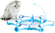Configurable Interactive Cat Toy with Spring Feather Teaser - LEHADAR