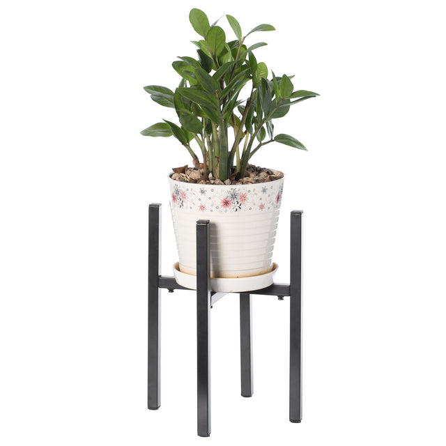 Adjustable Metal Plant Holder, Flower Pot Stand Expands from 9.5- 14.5 Inches - LEHADAR