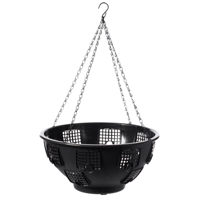 Durable Plastic Lace Ultimate Hanging Baskets Tomato, Flower, and Herb Outdoor Flower Planter - LEHADAR