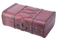 Pirate Style Cherry Vintage Wooden Luggage with X Design - LEHADAR