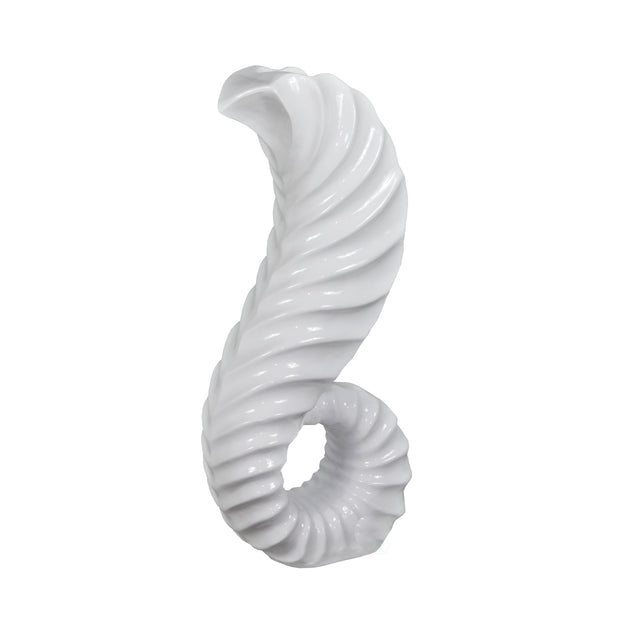 "Uniquewise Large Tall Classic White Horn Floor Vase, 32 Inch High Unique Decorative for Dried Flowers Branches Fillers Elegant Look, Home Decor for Any Dining Room, Living Room, Entryway, Or Office." - LEHADAR