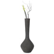 Tall Floor Vase, Modern Charcoal Grey Extra Large Floor Vase, 38-inch Trumpet Style Plastic Vase, Decorative Lightweight Vase, for the Entryway, Dining Room, Living Room, or Bedroom - LEHADAR