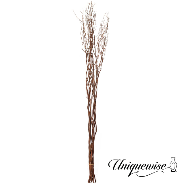 Uniquewise 12 pcs Natural Decorative Dry Branches Authentic Willow Sticks, Home Decoration and Wedding Craft 70 in, DIY Greenery Plants Craft Vases fillers Garden Hotel Farmhouse Decor. - LEHADAR