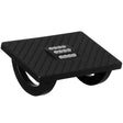 Black Rocking Footrest Massage Under Desk with Soothing Massage Points and Rollers, Swinging Foot Stool Support - LEHADAR