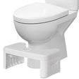 Portable Squatting Bathroom Potty Stool, White Poop Foot Stool, 6.25‰۝ Toilet Assistance Foldable Step Stool with Freshener Space - LEHADAR