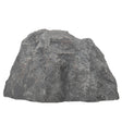Decorative Outdoor Weather-Resistant Artistic Artificial Faux Stone Rock, Garden Patio Granite Grey Fiberglass Stone, Charm Shaped - LEHADAR