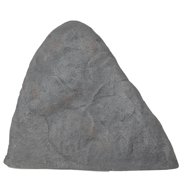 Decorative Outdoor Weather-Resistant Artistic Artificial Faux Stone Rock, Garden Patio Granite Grey Fiberglass Stone, Monument Shaped - LEHADAR