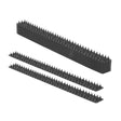Pack of 10 Plastic Bird Deterrent Spikes for Birds, Pigeon, Squirrel, Raccoon, Crow, and Cat Anti-Climb Strips to Deter Theft - Suitable for Wall, Windowsill, Railing, Fence, and Roof - Grey - LEHADAR