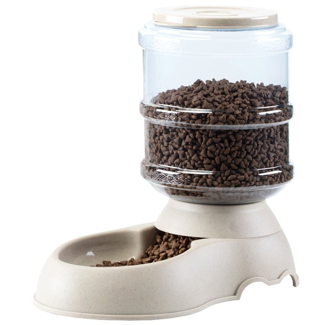 Automatic Self Dispensing Gravity Pet Feeder for Cats and Dogs - Large Capacity, Food Dispenser - LEHADAR