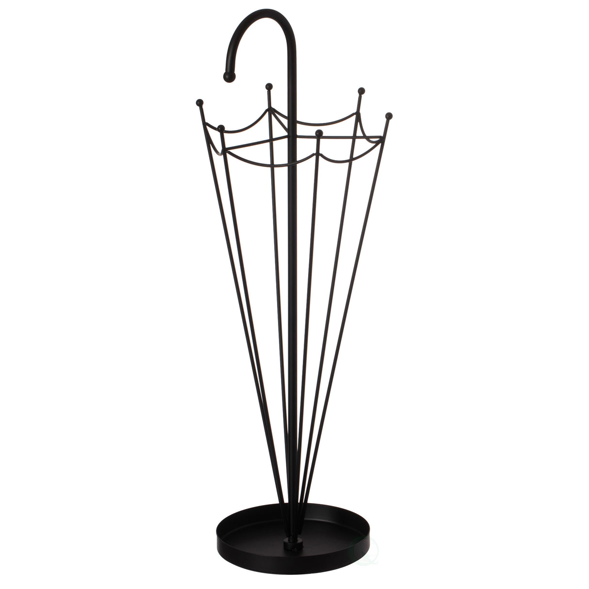 Black Umbrella Shaped Creative Umbrella Holder Stand for Indoor and Outdoor - LEHADAR