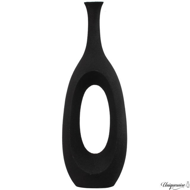 44-Inch Frosted Black Fiberglass Tall Floor Vase - Decorative Vase for Modern Home Decor, Perfect for Living Room, Home Office, Bedroom, Kitchen, Coffee Bar, Farmhouse Decor, and Wedding Centerpieces - LEHADAR