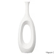44-Inch Frosted White Fiberglass Tall Floor Vase - Decorative Vase for Modern Home Decor, Perfect for Living Room, Home Office, Bedroom, Kitchen, Coffee Bar, Farmhouse Decor, and Wedding Centerpieces - LEHADAR