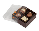 4 Piece Clear Chocolate Gift Box