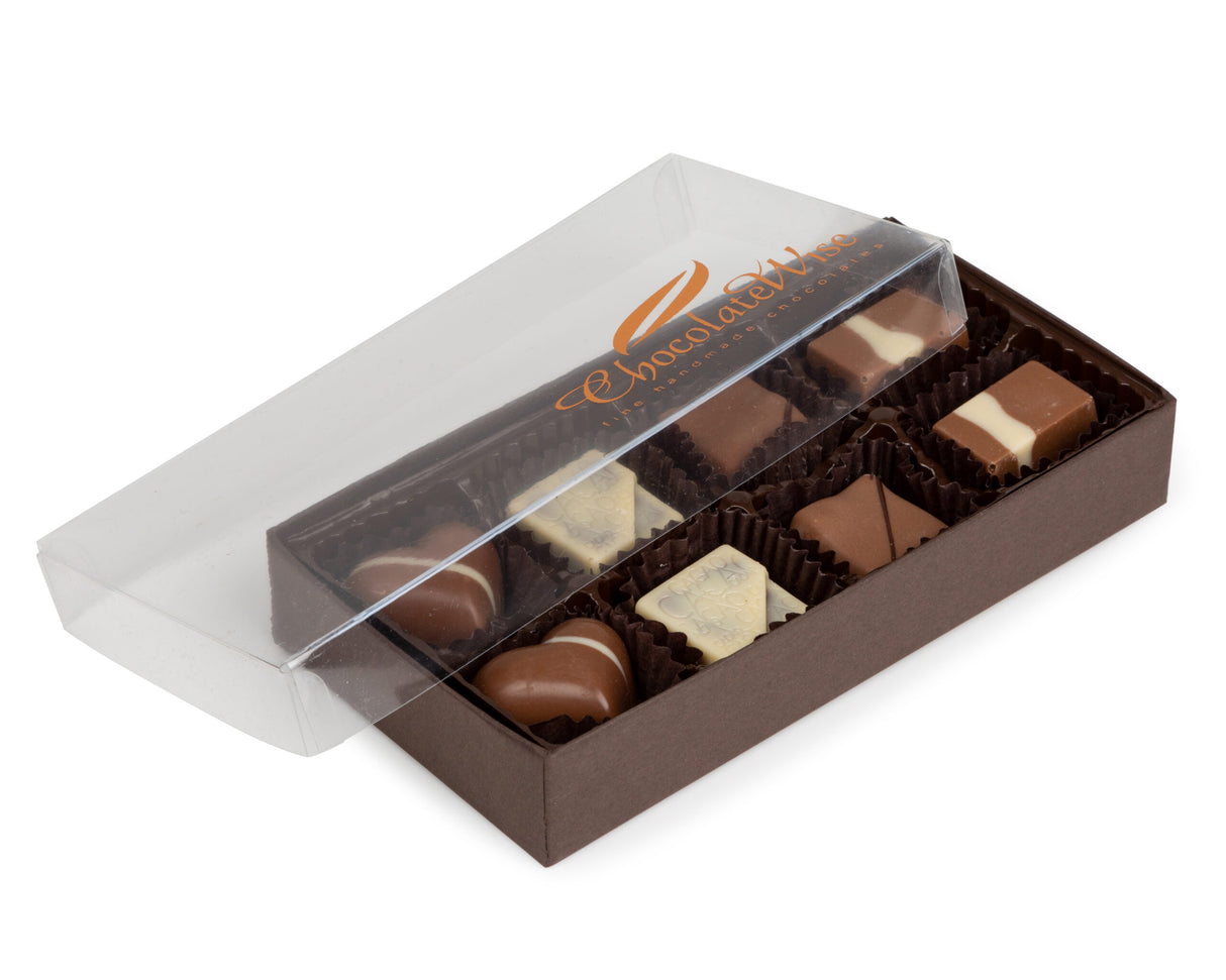 8 Piece Clear Chocolate Gift Box