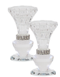 Crystal Candlesticks 4"H - LEHADAR