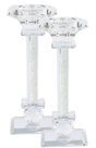 Crystal Candlesticks 7.5" - LEHADAR