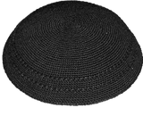 DMC Black Kippah - LEHADAR
