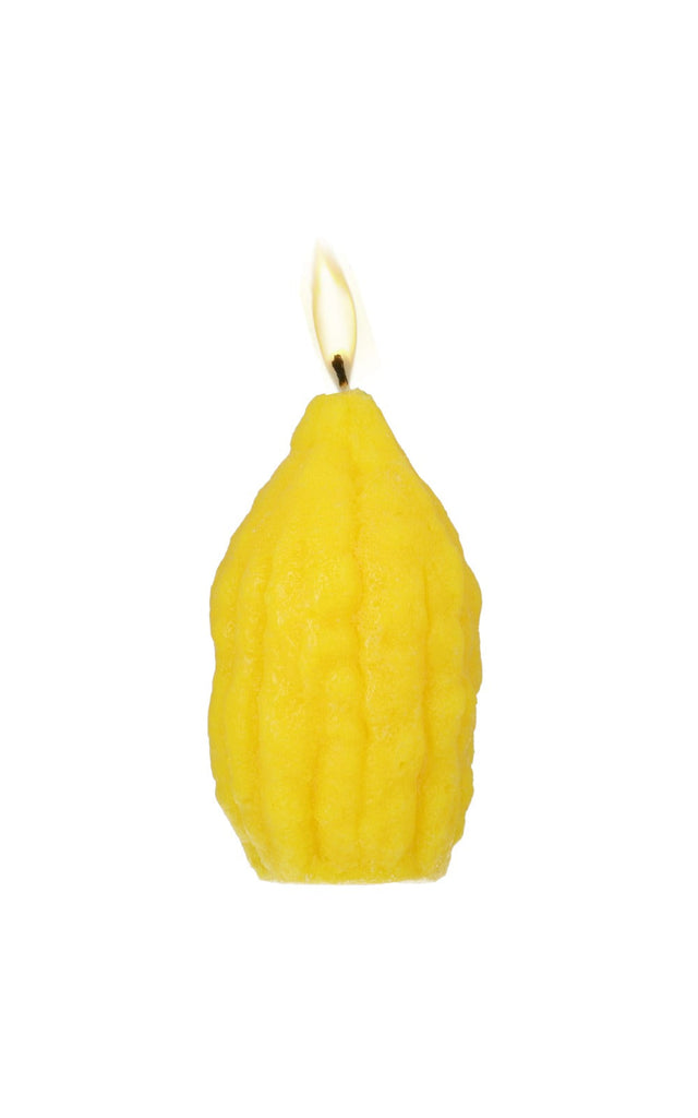 Havdala Esrog Shape Candle - LEHADAR