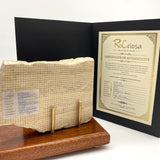 The Western Wall (הכותל המערבי) – Handcrafted Travertine Stone Tabletop Artwork
