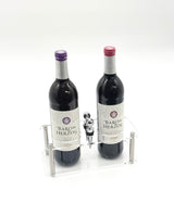 Signature Dual Wine Bottle Stand & Stopper Set