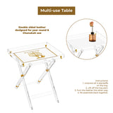 Leatherite Folding Table - LEHADAR