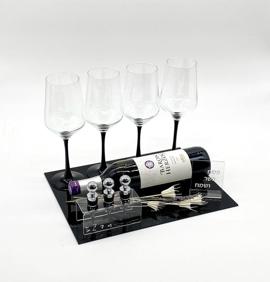 Gobblet and wine stopper gift box