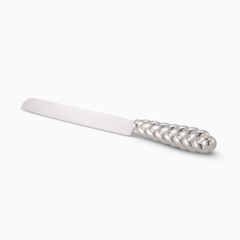 Challah Knife Non serrated 925 sp By Hazorfim