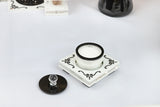 Majestic Single Salt Dish Engraved GD/SL/BK W/Crystals