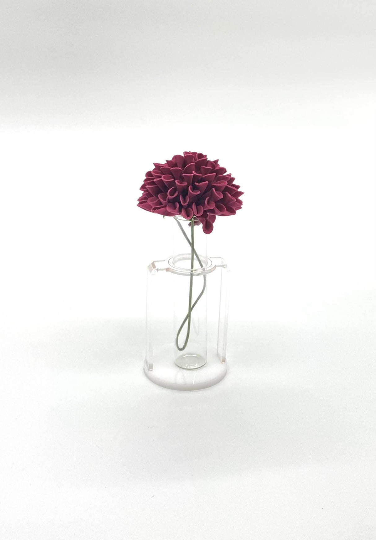 Deep Rose lil` Cylinder Vase (4 Pack)