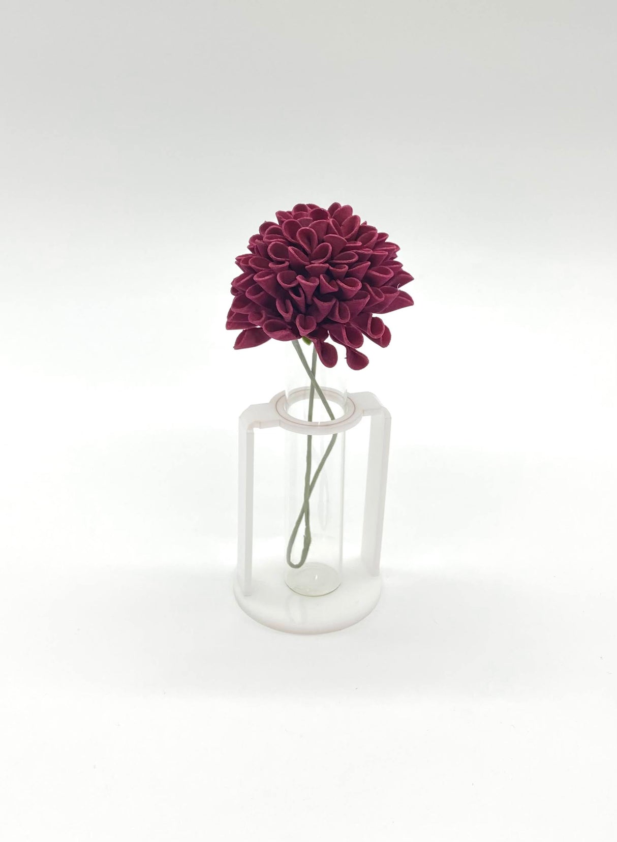 Deep Rose lil` Cylinder Vase (4 Pack)