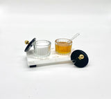 Majestic II Honey Dish and Salt Dish Combo